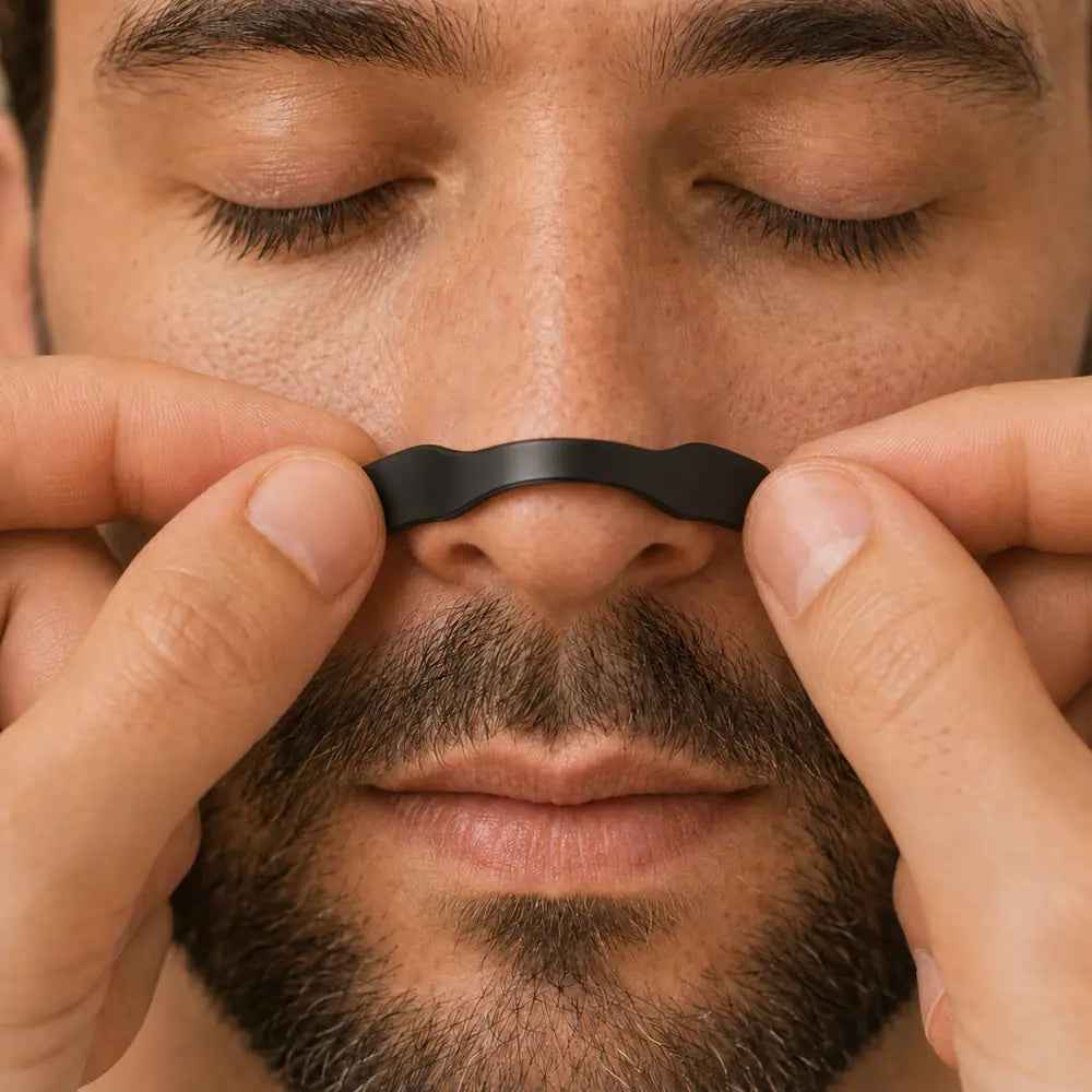 How to apply magnetic nasal strips correctly