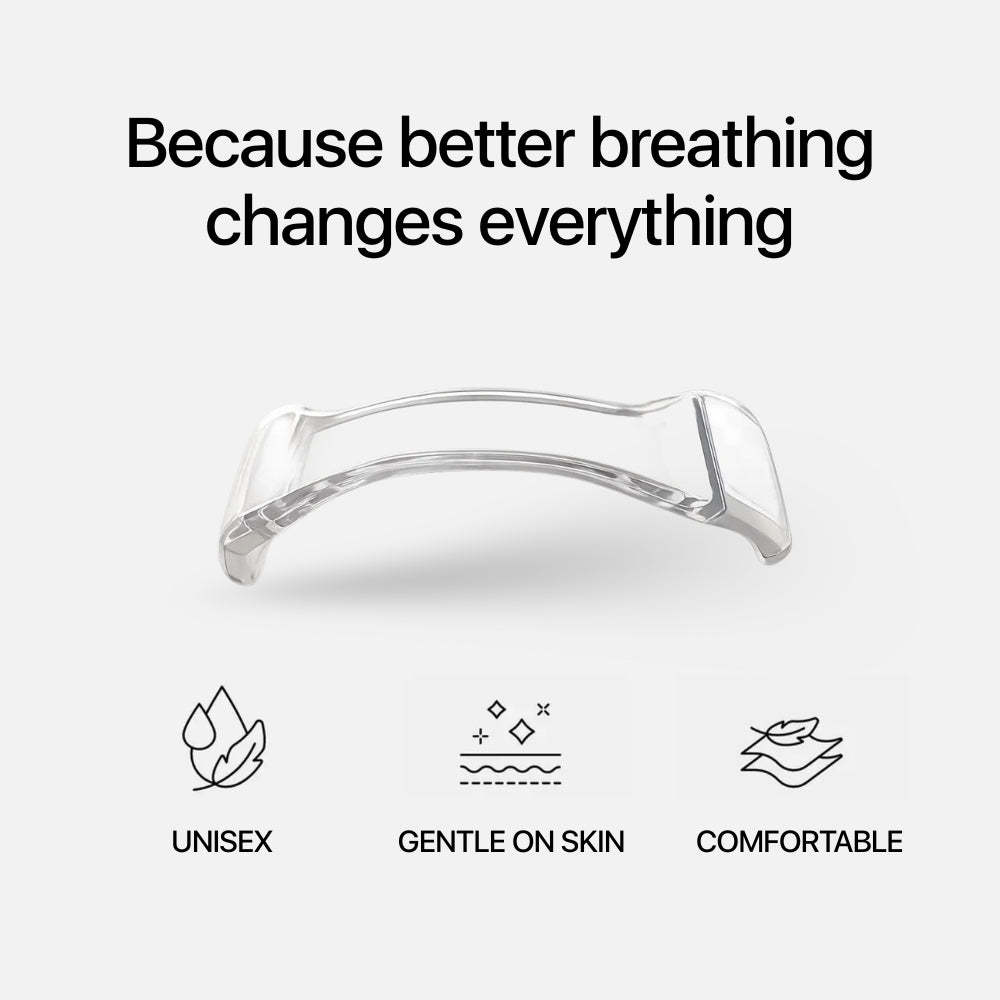 Nose Clip - for easy breathing | Transparent