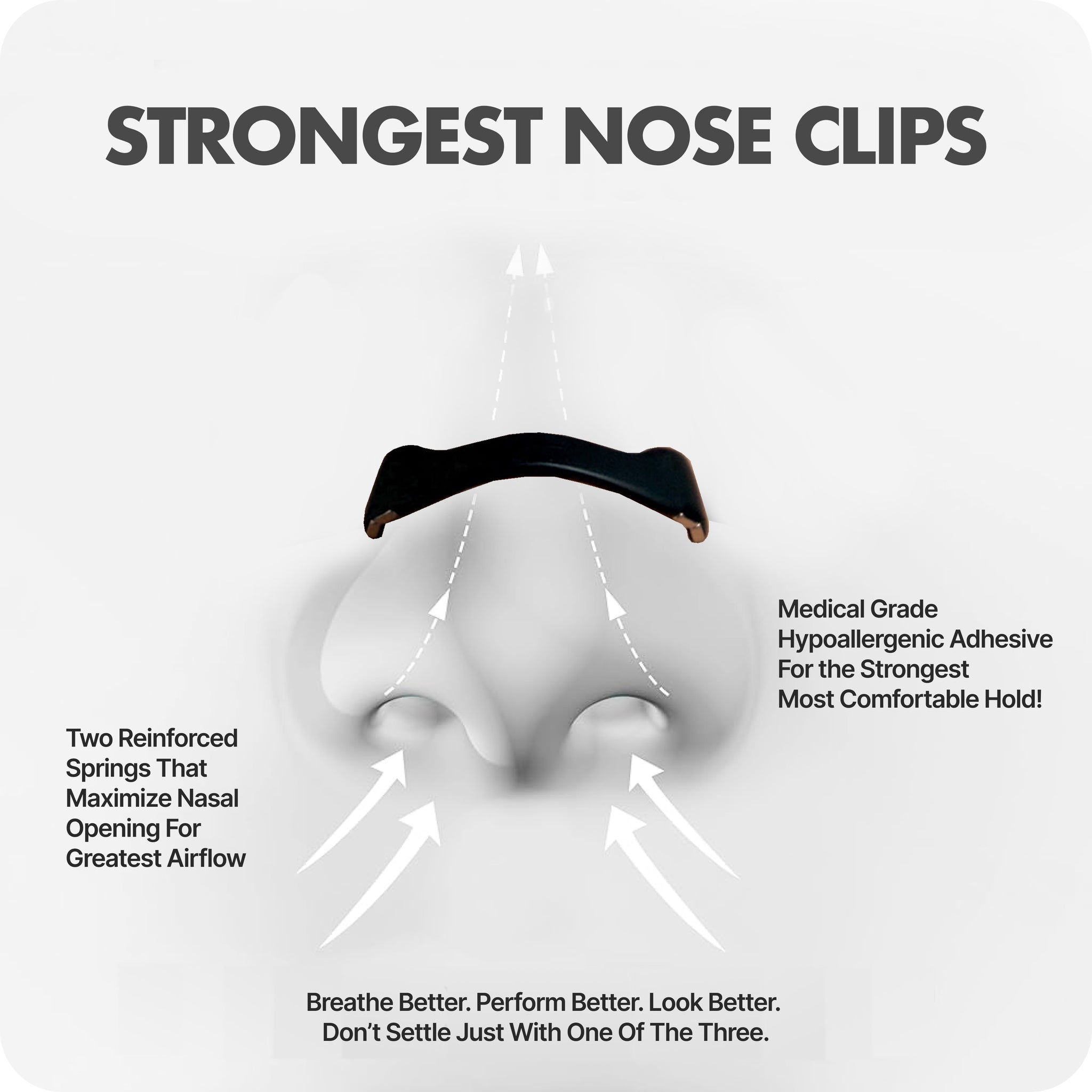 Nose Clip - for easy breathing | Skin color