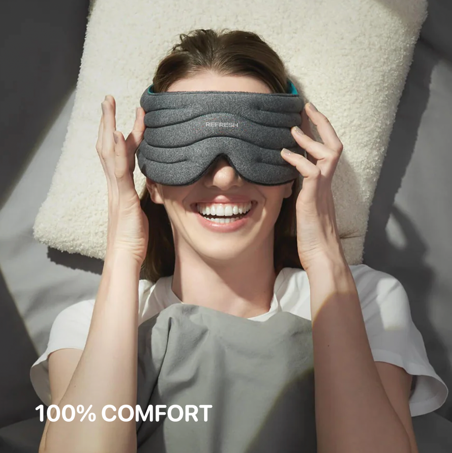 Sleeping mask with bluetooth tracking
