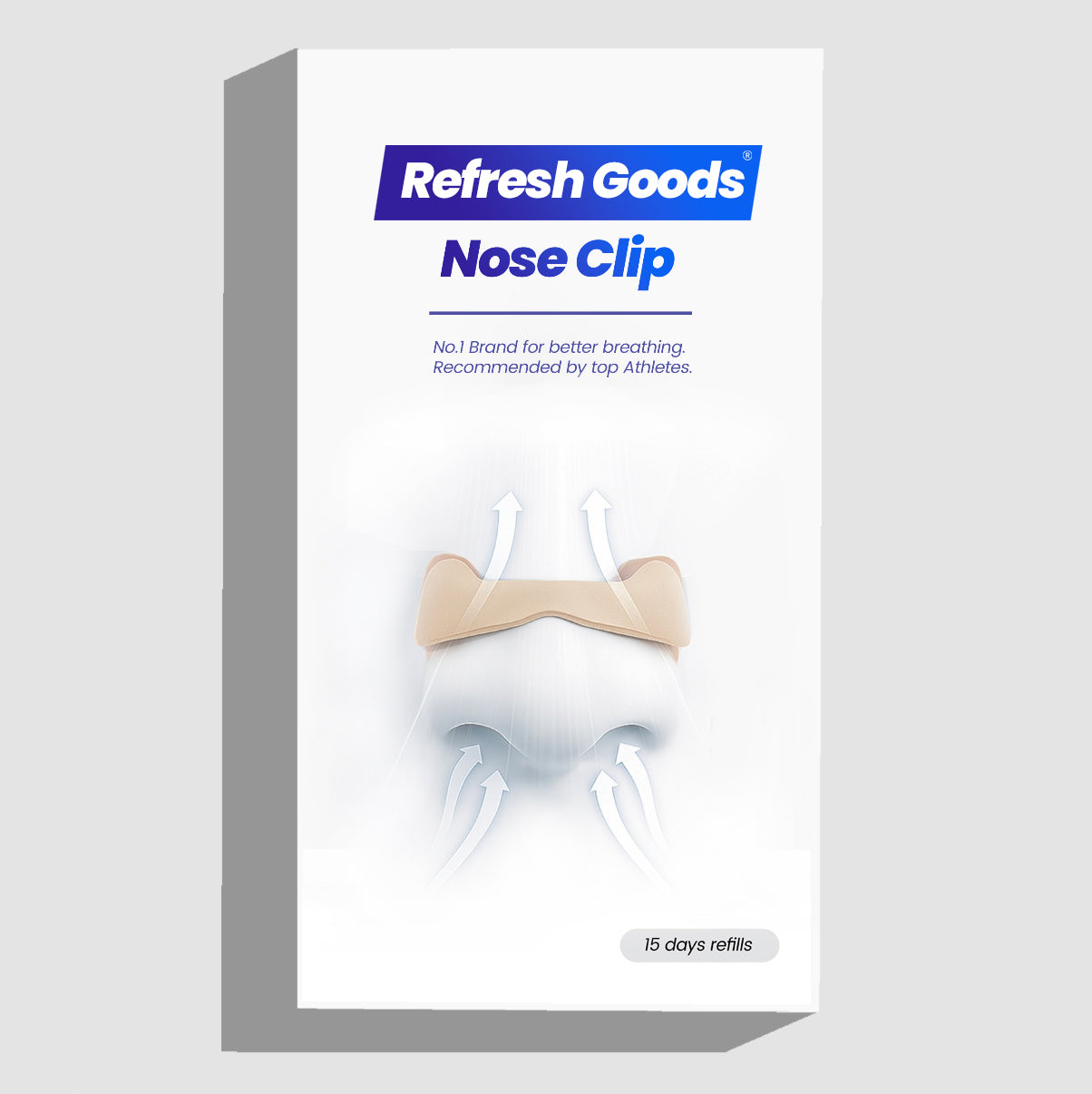 Nose Clip - for easy breathing | Skin color